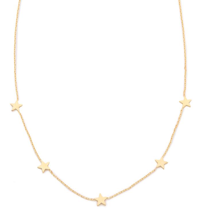 Tai Simple Five Star Necklace