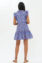 Load image into Gallery viewer, OLIPHANT Cinched Flirty Short - Blue Taos