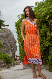 Marea Claudia Dress - Floral Vine