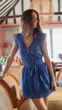 Load image into Gallery viewer, Marea Liz Dress - Blue Porto Dress