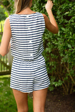 Load image into Gallery viewer, Marea Della Shorts - Navy Nautical Stripe