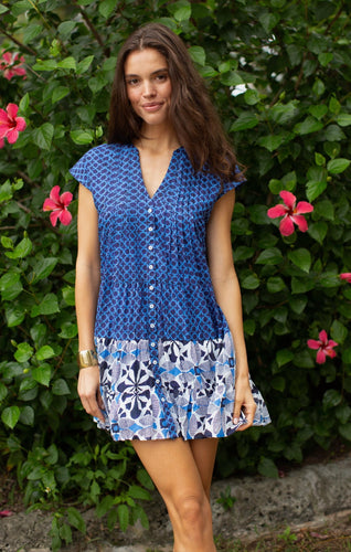 Marea Mackenzie Dress - Blue Porto