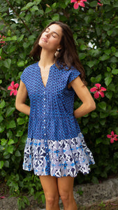 Marea Mackenzie Dress - Blue Porto