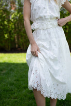 Load image into Gallery viewer, Marea Louisa Skirt - White Eyelet