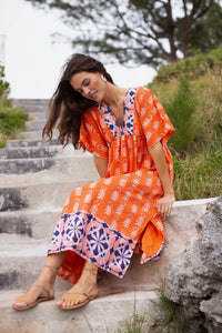 Marea Milla Kaftan - Floral Vine