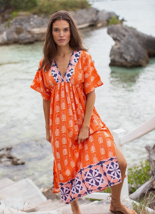 Marea Milla Kaftan - Floral Vine