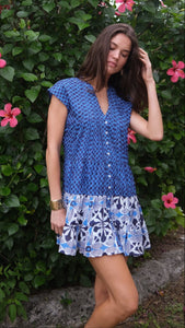 Marea Mackenzie Dress - Blue Porto