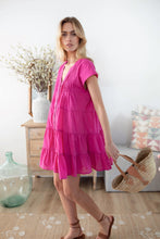 Load image into Gallery viewer, Marea Mackenzie Dress - Magenta