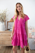 Load image into Gallery viewer, Marea Mackenzie Dress - Magenta