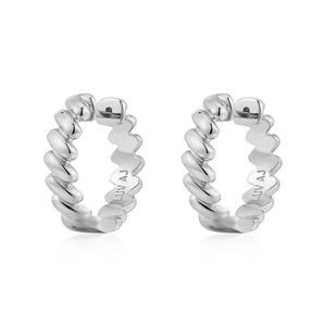 LUV AJ The Mini Snake Chain Hoops - 2 Colors