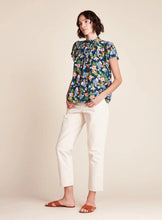 Load image into Gallery viewer, Trovata Carla Highneck Shirt - Wild Hibiscus
