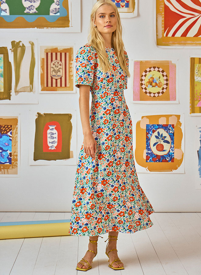 Hunter Bell Casey Dress in Catnap Floral 2 Hunter Bell Casey Dress in Catnap Floral 2