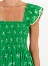 Load image into Gallery viewer, M.A.B.E. Vivi Print Maxi Smocked Dress - Green