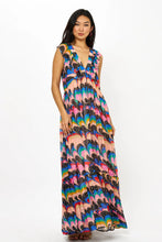 Load image into Gallery viewer, OLIPHANT Ruffle V Neck Maxi - Venice