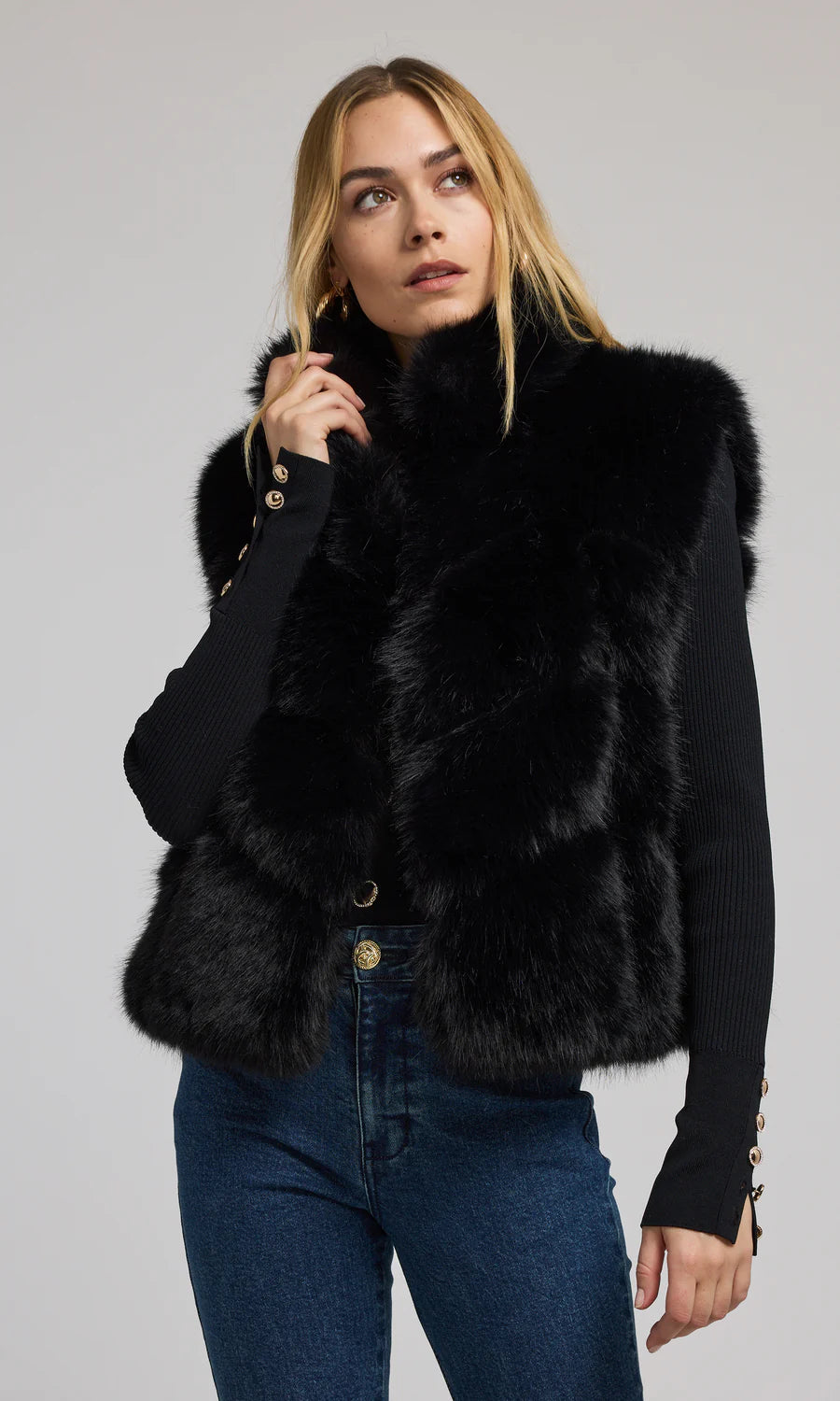 HOLIDAY Generation Love Rosario Faux Fur Vest - 2 Colors