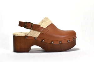 Cordani Wenna Clog - Cognac