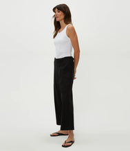 Load image into Gallery viewer, Michael Stars Geraldine Cropped Straight Leg Pant - Black