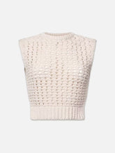 Load image into Gallery viewer, FRAME Tape Yarn Sweater Vest - Cream