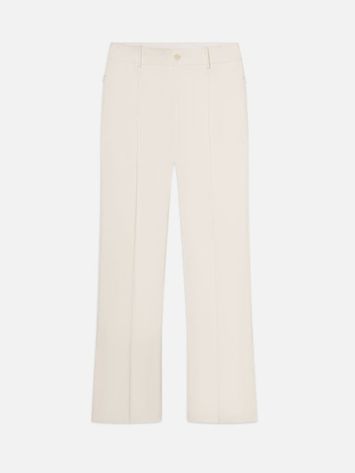 FRAME Cropped Kick Flare Trouser - Alabaster