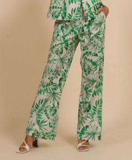 Kasia Yang Pant - Multi Green