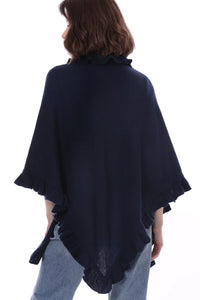 Minnie Rose Cashmere Ruffle Shawl - 3 Colors