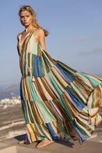 Load image into Gallery viewer, OLIPHANT Long Tiered Tassel Dress - Zanzibar Multi