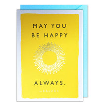 Load image into Gallery viewer, J.Falkner Cards Happy Always Quote