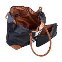 Load image into Gallery viewer, Haute Shore Nylon Striped Tote Bag - 3 Colors