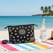 Load image into Gallery viewer, Haute Shore Bandana Print Pouch - 3 Colors
