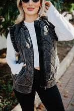 Load image into Gallery viewer, Katydid Garment Washed Quilted Ruffle Sleeve Vests - 2 Colors