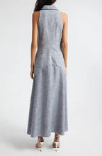 Load image into Gallery viewer, Ramy Brook Kiana Maxi Shirt Dress - Light Indigo Cotton Stripe