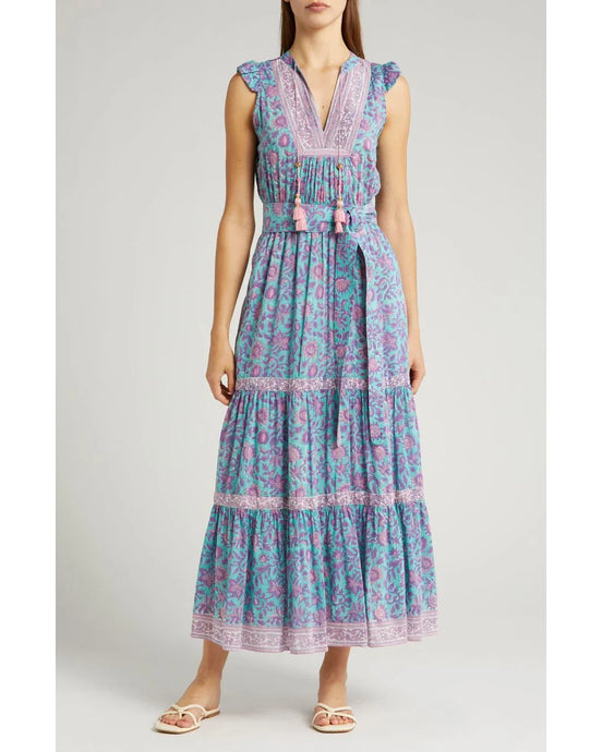 Bell by Alicia Bell Lola Maxi - Teal Purple Print