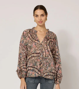 Cleobella Alicia Blouse - Divina Print