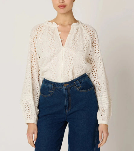 Cleobella Alicia Blouse - Ivory