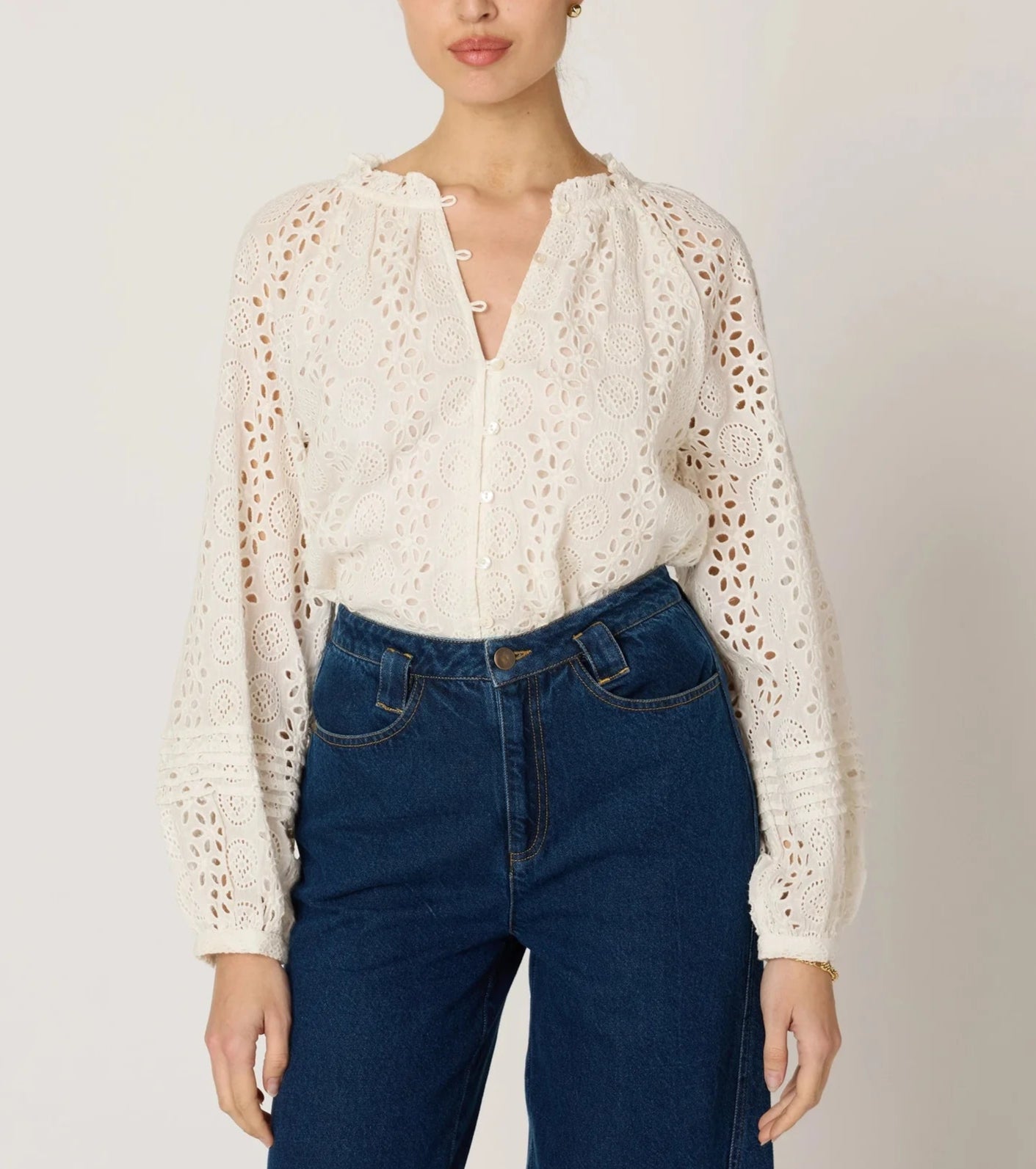 Cleobella Alicia Blouse - Ivory