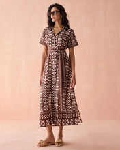 Load image into Gallery viewer, Omika Amira Shirtdress - Nari Cacao