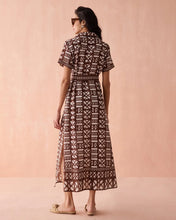 Load image into Gallery viewer, Omika Amira Shirtdress - Nari Cacao
