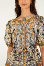 Load image into Gallery viewer, Farm Rio Stained Glass Beauty Blouse - Soft Blue