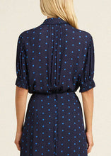 Load image into Gallery viewer, Trovata Gemma Blouse - Azure Polka Dot