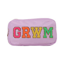 Load image into Gallery viewer, Malibu Sugar Nylon Pouch w/GRWM Patches - 2 Colors