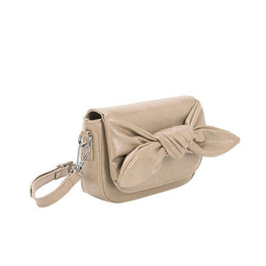 Melie Bianco Faye Recycled Vegan Crossbody Bag - Beige