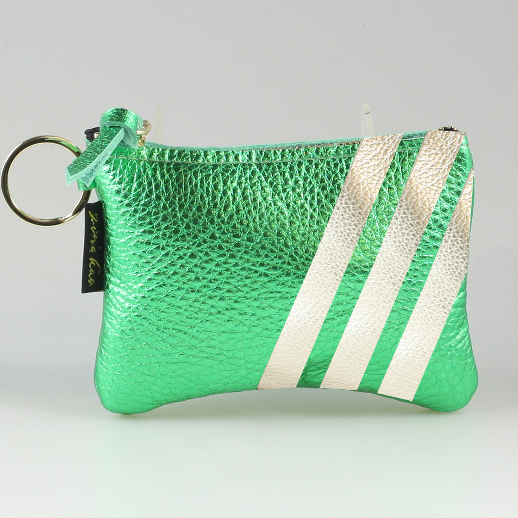 Zina Kao The Kara Metallic Applique Wallet - 3 STRIPES