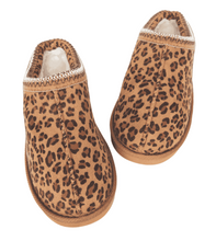 Load image into Gallery viewer, Katydid Leopard Print Embroidered Slippers