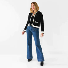 Load image into Gallery viewer, Kerri Rosenthal Beau-Lero Cardigan Sailor - Black