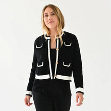 Load image into Gallery viewer, Kerri Rosenthal Beau-Lero Cardigan Sailor - Black