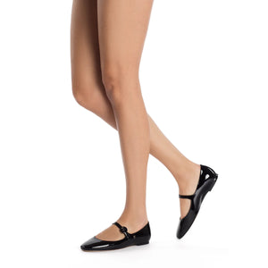 Larroude Blair Ballet Flat - Black Patent