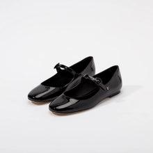 Load image into Gallery viewer, Larroude Blair Ballet Flat - Black Patent