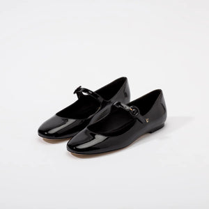 Larroude Blair Ballet Flat - Black Patent