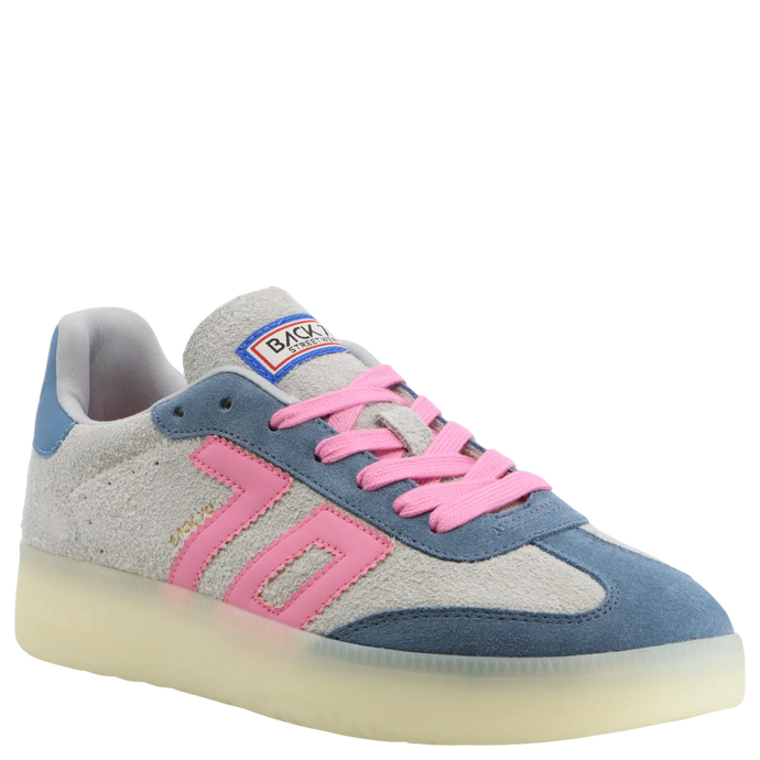 Back 70 Boston LS Sneakers - Grey Jeans Pink