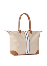 Load image into Gallery viewer, Haute Shore Nylon Striped Tote Bag - 3 Colors